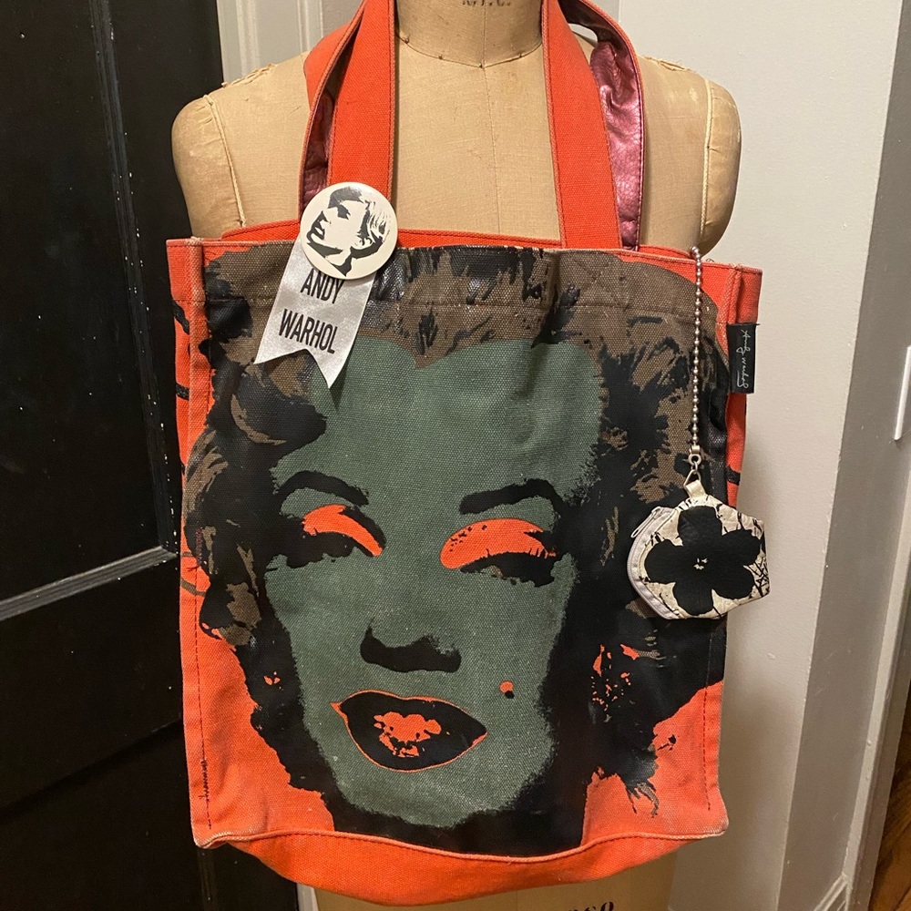 Marilyn Monroe Andy Warhol Art Tote Bag